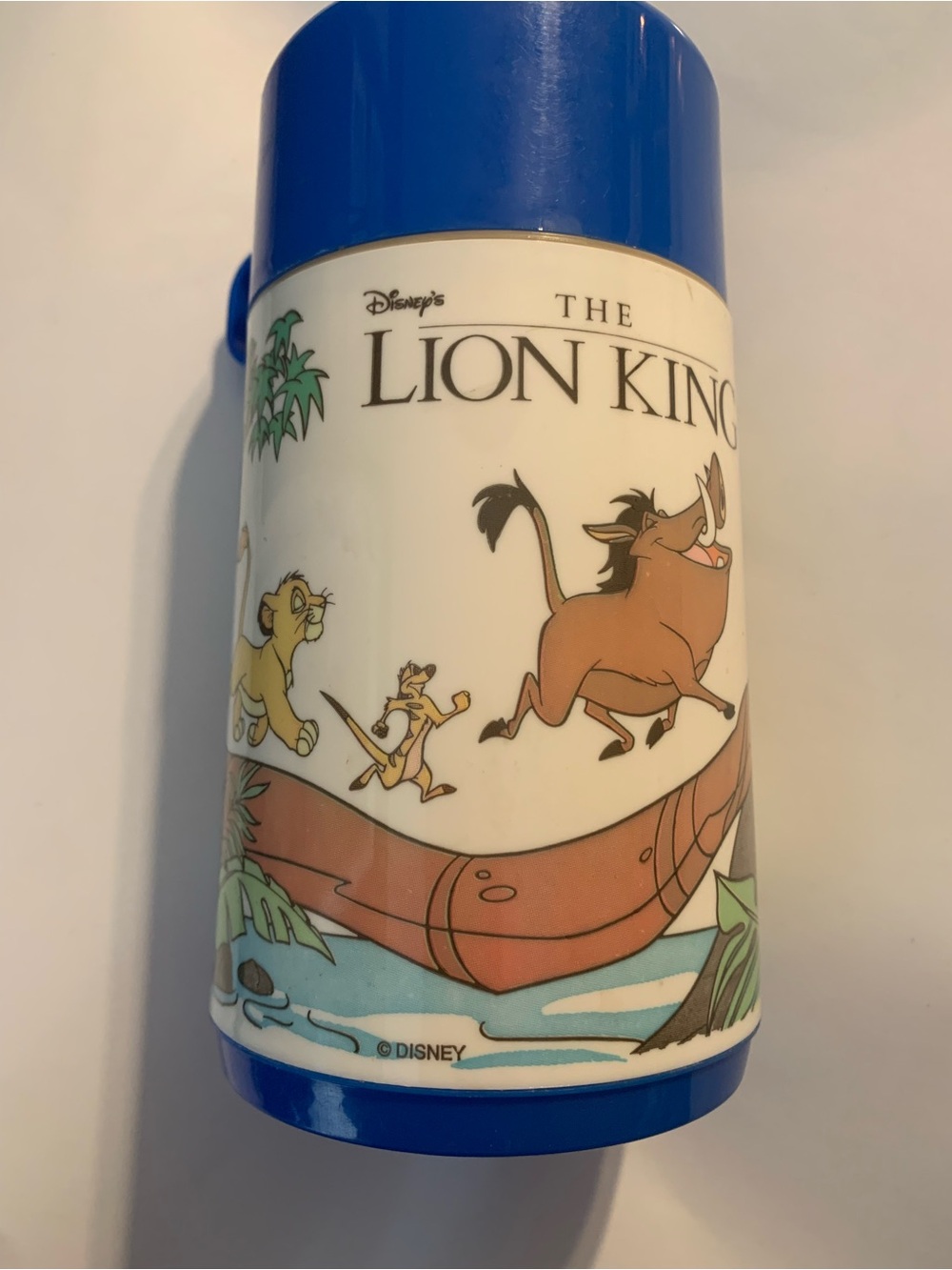 Vintage 1996 Aladdin brand  Thermos Disney The Lion King kids unisex